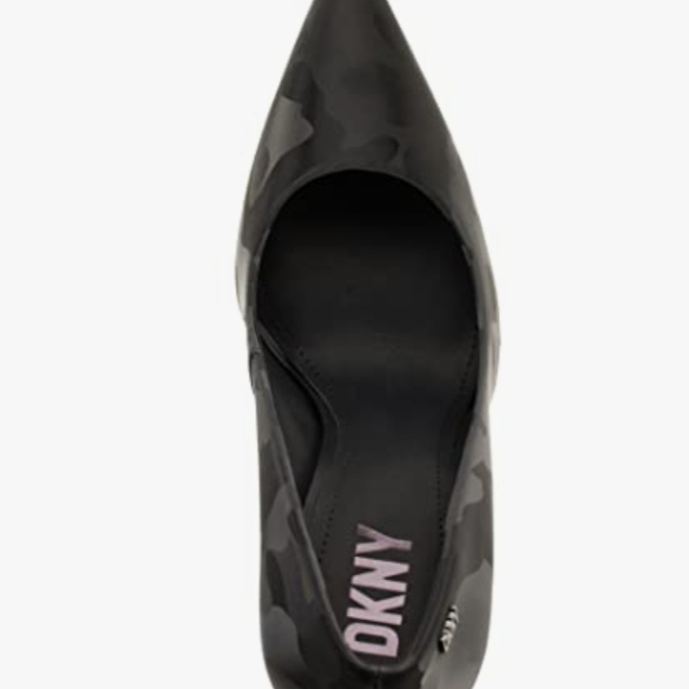 DKNY Black Camouflage Heels - Picture 2 of 8